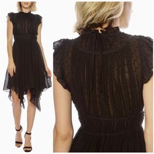 ULLA JOHNSON Jules Silk Midi Length Dress Size: S | US 4